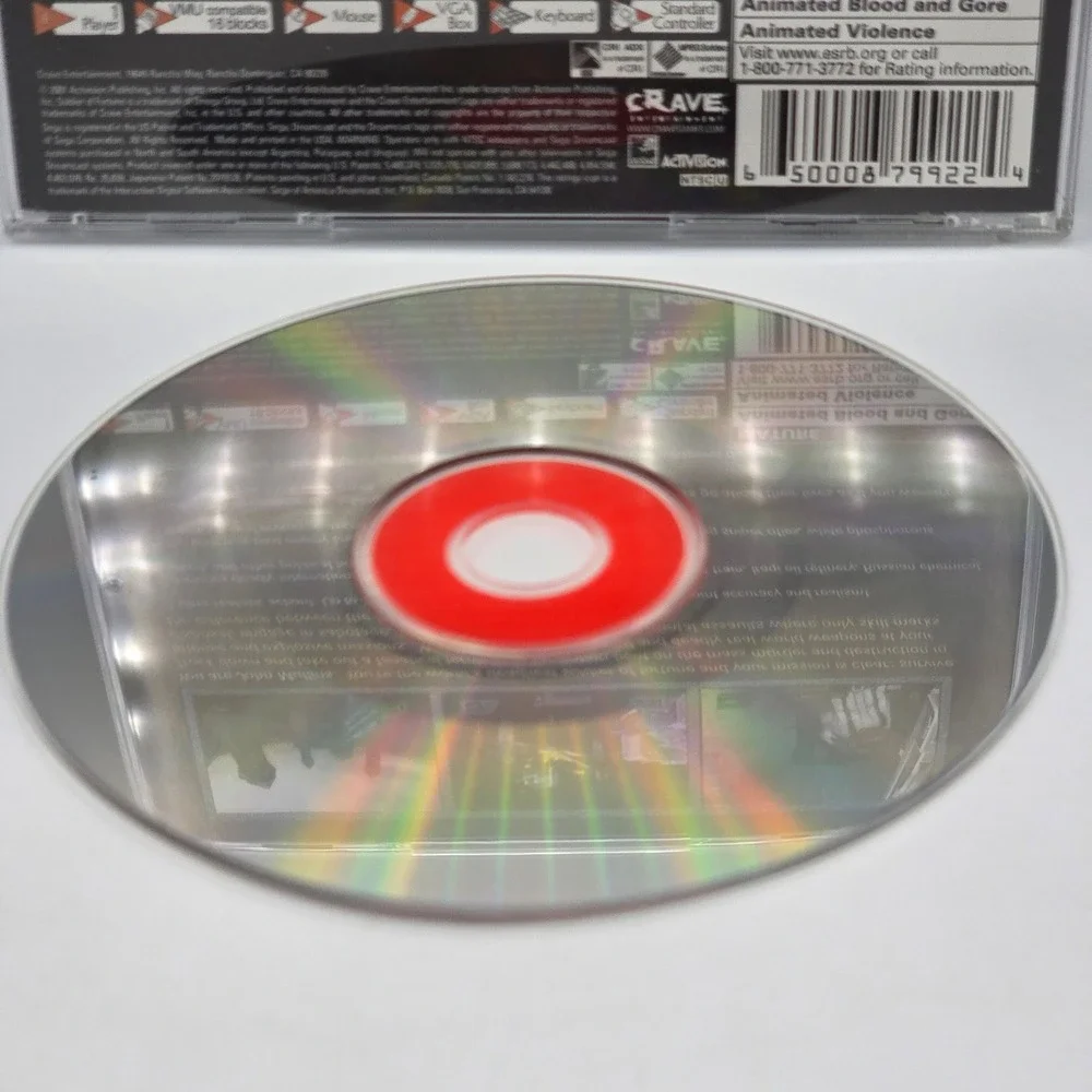 Sega Soldier of Fortune Dreamcast NTSC-U/C Red Disc FPS Tactical Shooter‎ Game